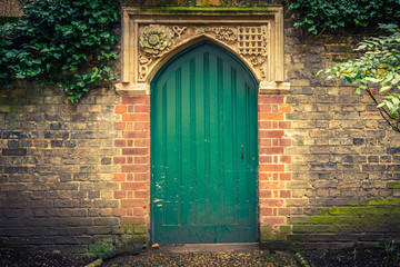Old door in Cambridge