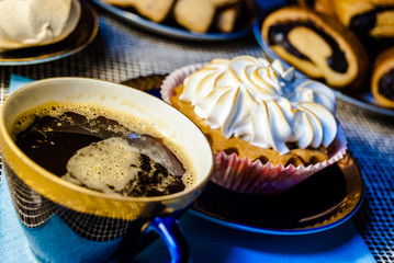 cupcake and coffee