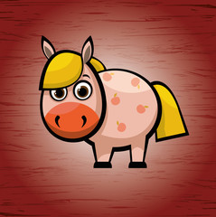 Cartoon horse.