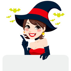Brunette Halloween Witch