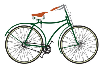 Naklejka premium Retro bike
