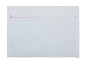 Snail Mail envelop, paper, isolated on white