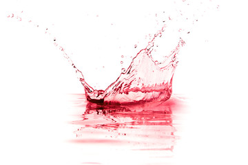 red wine splash