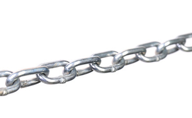 Obraz premium Fragment of links a chain close up