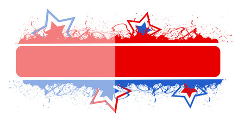 blank banner - 4th of July Vector theme Design