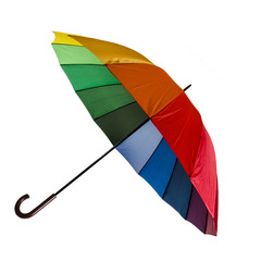 Regenbogen-bunter Regenschirm