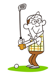 ゴルフ　おじさん