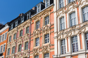 Fototapeta na wymiar Historical buildings in Lille