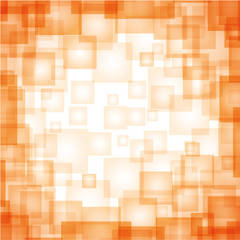 Abstract vector orange background with squares