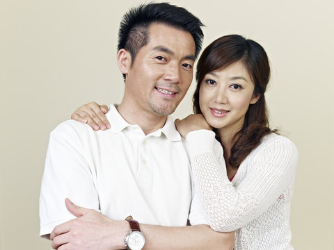 Portrait Of A Young Asian Couple