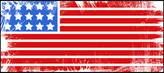 flag - US 4th of July - Independence Day Vector Design