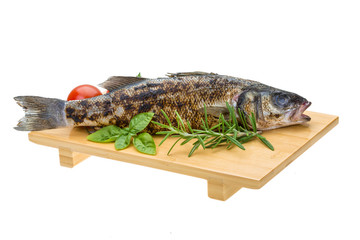 Roasted seabass