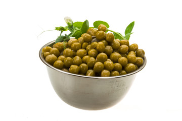 Marinated green peas