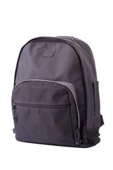 School bag isolated on a white background.