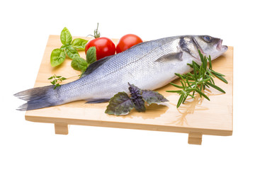 Raw seabass