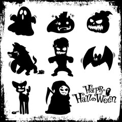 Fototapeta premium halloween monsters