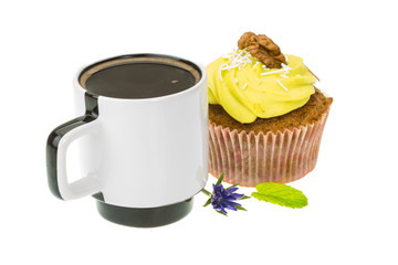 Cupcake and coffee