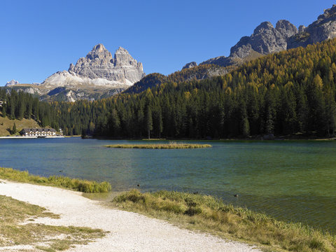 Misurina See mit den Drei Zinnen 037089