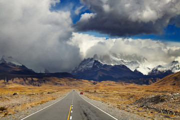 Road to Mount Fitz Roy, Patagonia, Argentina