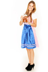 Hübsche Bayerin in Tracht