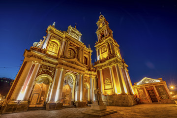 Fototapeta premium San Francisco in the city of Salta, Argentina