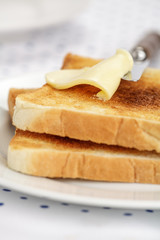 Toast mit Butter