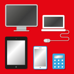 Communication devices icons