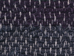 Fototapeta premium Old black and grey rag rug