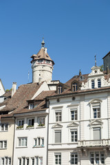 Fototapeta na wymiar Schaffhausen, zabytkowe Stare Miasto, Munot, Ren, Szwajcaria