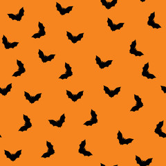 Halloween background with bats