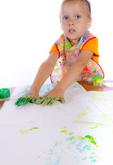 paint with finger paints