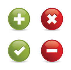 Validation icons. Vector illustration.