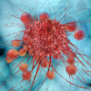 Cancer cell - 3d Rendering
