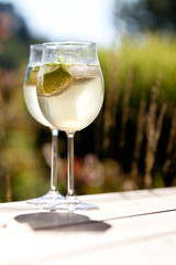 hugo aperitif prosecco eis minze holunderblütensaft