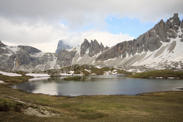 lago dei piani e monte Paterno - Dolomiti