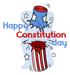 Clipart - Constitution Day Vector Illustration