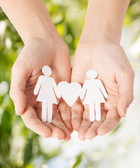 womans hands with paper women