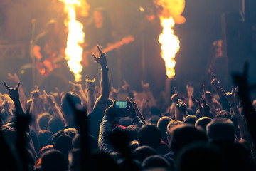 Photo of rock concert