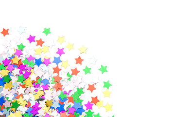 Background made with lots of colorful confettis