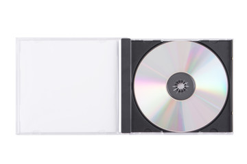 DVD case isolated on a white background.