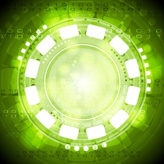 Dark concept vector tech card