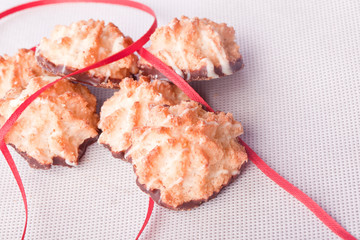 coconut macaroons fresh homemade christmas cookies