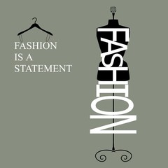 fashion is a statement