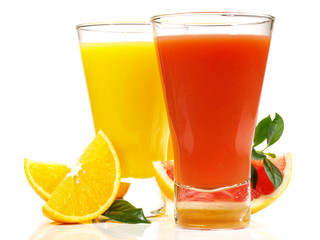 Orangen- und Grapefruitsaft