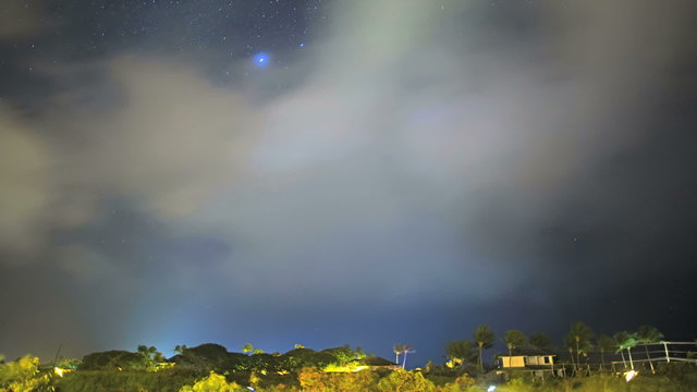 Time lapse view night sky Southern Hemisphere, USA