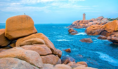 Bretagne, Ploumanac'h à Perros-Guirec