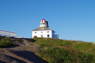 Fototapeta na wymiar 1836 Cape Spear Lighthouse