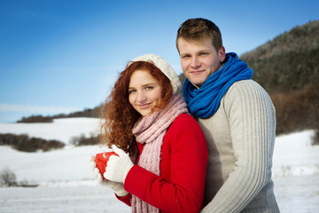 Fototapeta premium Winter love