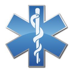 Logotype symbole et emblème des ambulances © pict rider