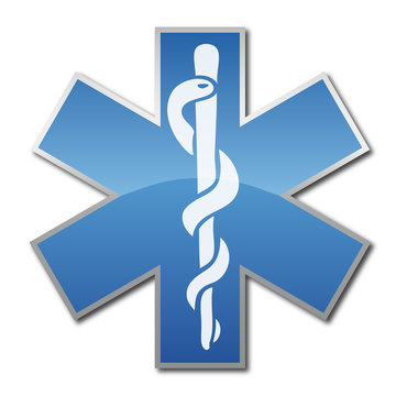 Logotype symbole et emblème des ambulances